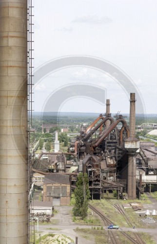 Hochofen im Stahlwerk ArcelorMittal