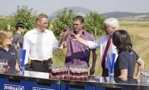 Steinmeier besucht die BIONADE GMBH