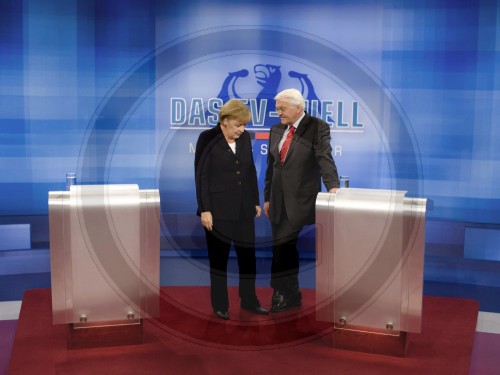 TV-Duell Merkel Steinmeier