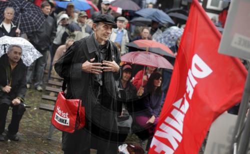 Wahlkampfveranstaltung der Linke