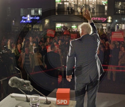 Wahlkampfauftritt von Steinmeier in Muenchen