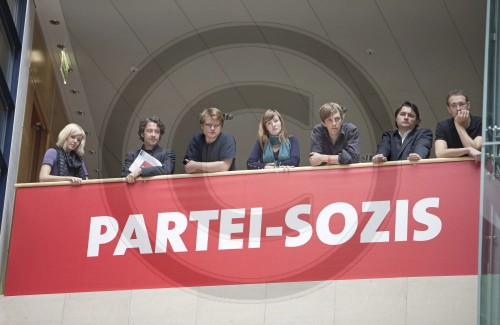 Mitarbeiter in der SPD Parteizentrale