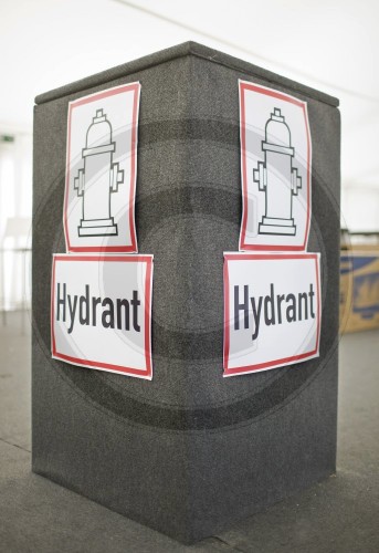 Verkleideter Wasserhydrant