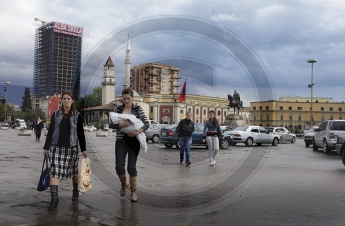 Stadtansicht von Albanien | City view in Albania