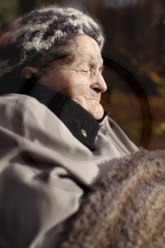 Portraet einer alten Frau