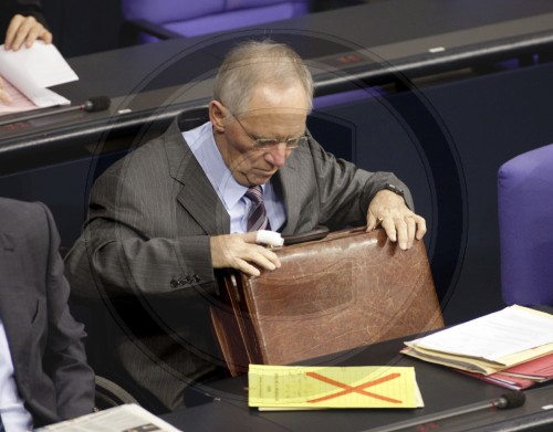 Bundesfinanzminister Wolfgang SCHAEUBLE