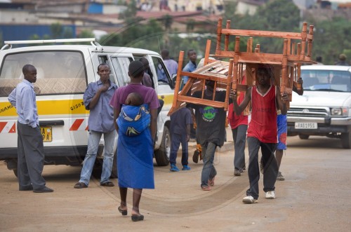 Strassenszene in Kigali