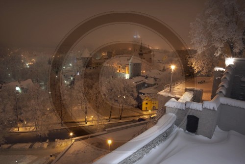 Tallinn im Schnee