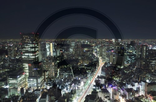 Tokio bei Nacht
