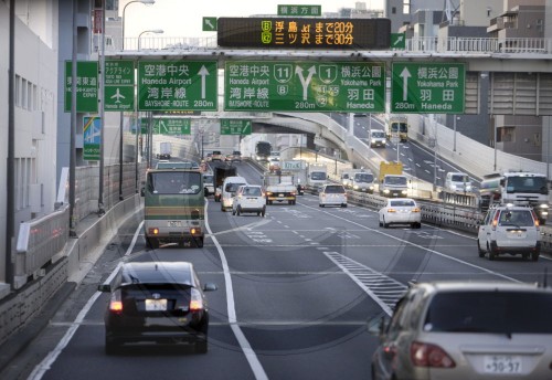 Strassenverkehr in Tokio