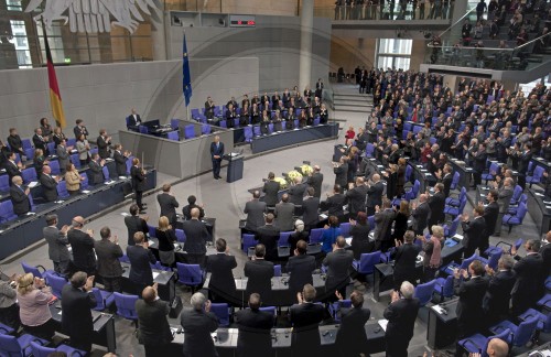 Peres im Bundestag