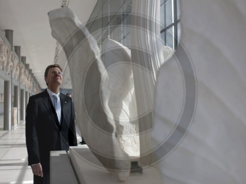 Guido WESTERWELLE besucht das Akropolismuseum