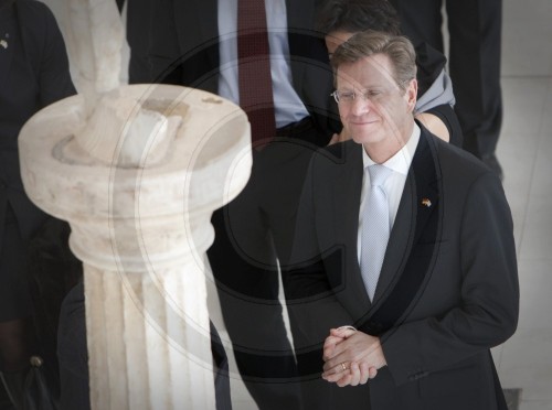 Guido WESTERWELLE besucht das Akropolismuseum