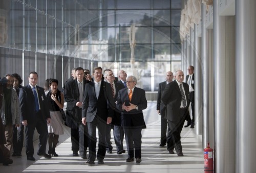 Guido WESTERWELLE besucht das Akropolismuseum