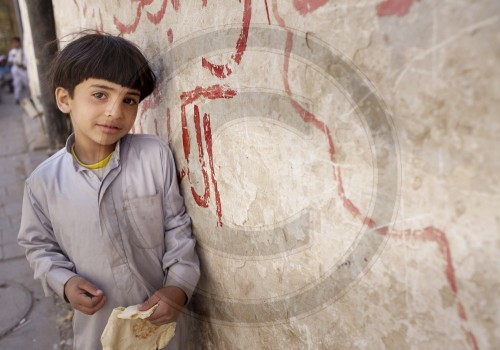 Junge in der Vorstadt von Sanaa
