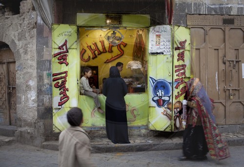 Imbiss in der Altstadt von Sanaa