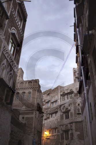Fassaden in der Altstadt von Sanaa
