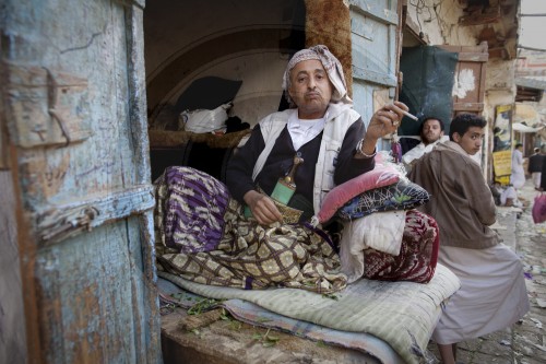 Stolzer Jemenit in der  Altstadt von Sanaa