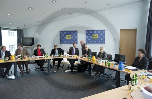 Sitzung des FDP Praesidiums