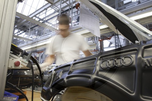 Produktion des A5 bei Audi