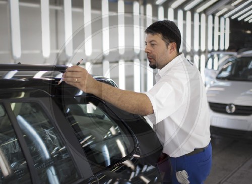 Mitarbeiter bei Volkswagen Argentina