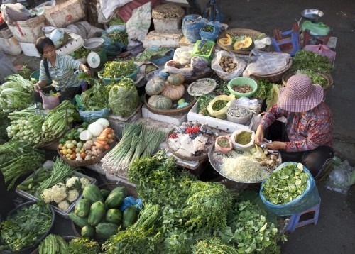 Kandal Markt in Phnom Penh| Kandal Market in Phnom Penh