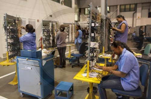 Arbeiter bei Siemens do Brasil