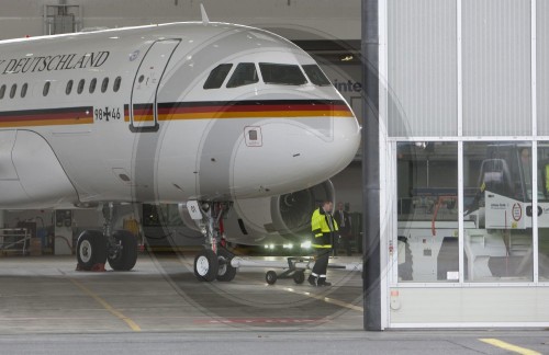 erster Airbus A 319 fuer die Flugbereitschaft