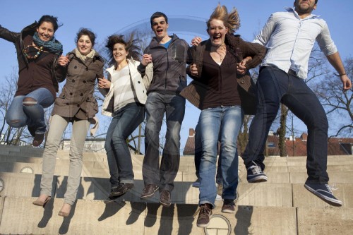 Studenten an der TUHH Hamburg | Students at the technical university 