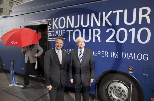 Konjunktur auf Tour mit BM BRUEDERLE