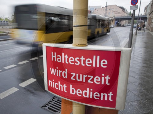 Haltestelle ausser Betrieb | Bus stop out of service
