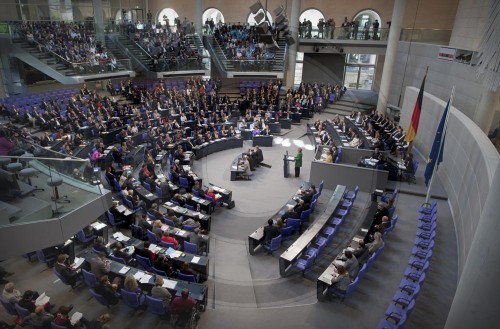 Plenarsitzung im Bundestag | Plenary session in the Bundestag