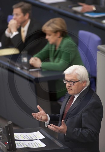 STEINMEIER spricht im Bundestag | STEINMEIER speaking in the Bundestag
