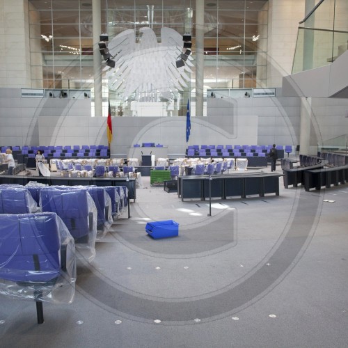 Plenarsaal des Bundestag