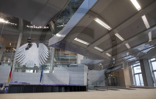 Plenarsaal des Bundestag