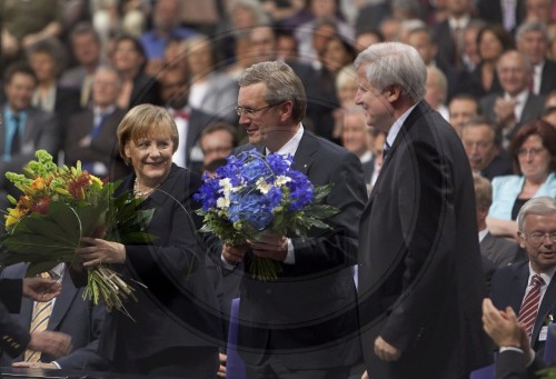 Christian Wulff nach der Bekanntgabe des Wahlergebnisses