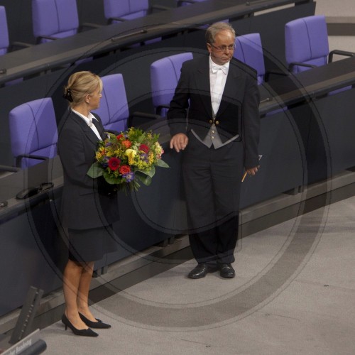 Blumen fuer Gauck