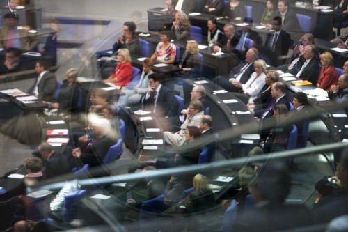 Sitzung im Bundestag