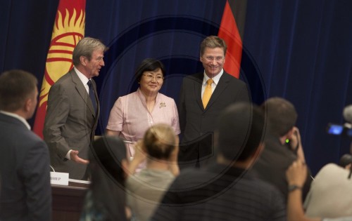 WESTERWELLE besucht Kirgisische Republik