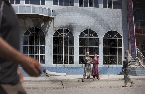 Kirgisisches Wohnviertel