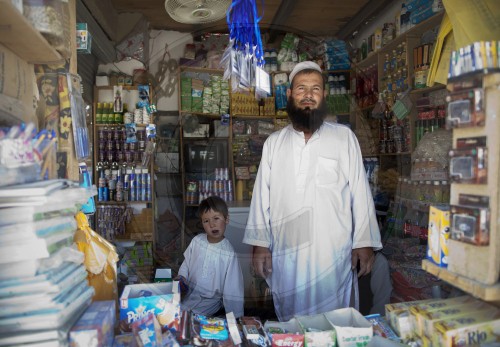 Ladenbesitzer in Afghanistan