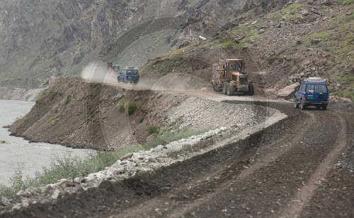 Strassenbau in Afghanistan