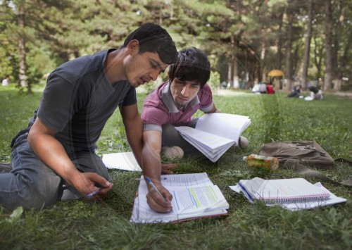 Studenten in Afghanistan