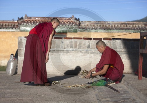 Buddhistisches Kloster in der Mongolei