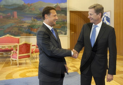 Guido WESTERWELLE und Gordon Jandrokovic Aussenminister der Republik Kroatien