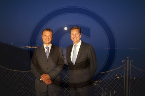 Guido WESTERWELLE und Gordon Jandrokovic Aussenminister der Republik Kroatien