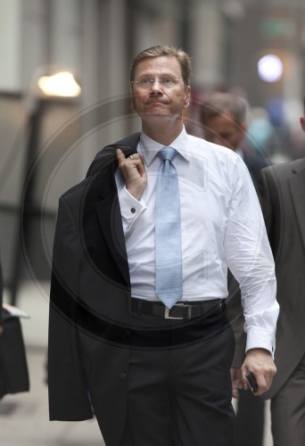 Guido WESTERWELLE , FDP , Bundesaussenminister in New York