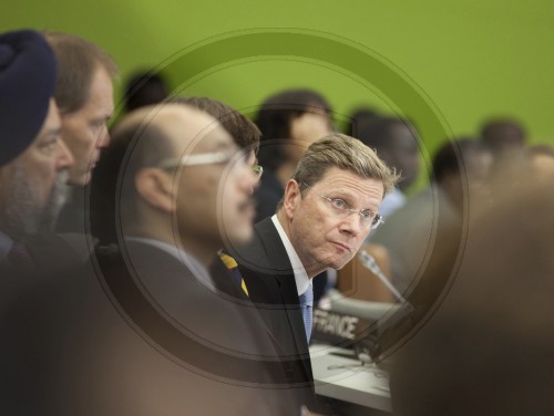 Guido WESTERWELLE , FDP , Bundesaussenminister  in New York