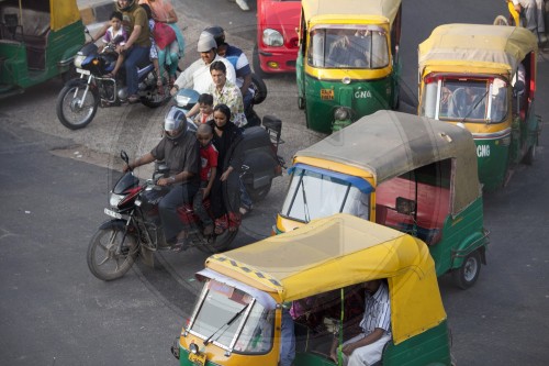 Strassenverkehr in Neu Delhi | Road traffic in New Delhi