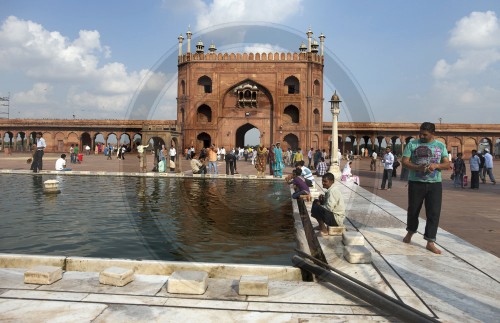 Jama Masjid Moschee | The Masjid-i Jahan-Numa , Jama Masjid mosque